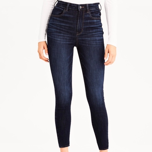 American Eagle Outfitters Denim - American Eagle High Rise Dark Wash Skinny Jeans